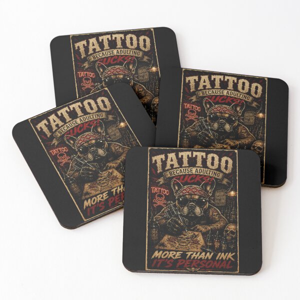 Item preview, Tattoo Artist Bulldog Vintage Ink Culture Retro Shop designed and sold by Modaozushi216.