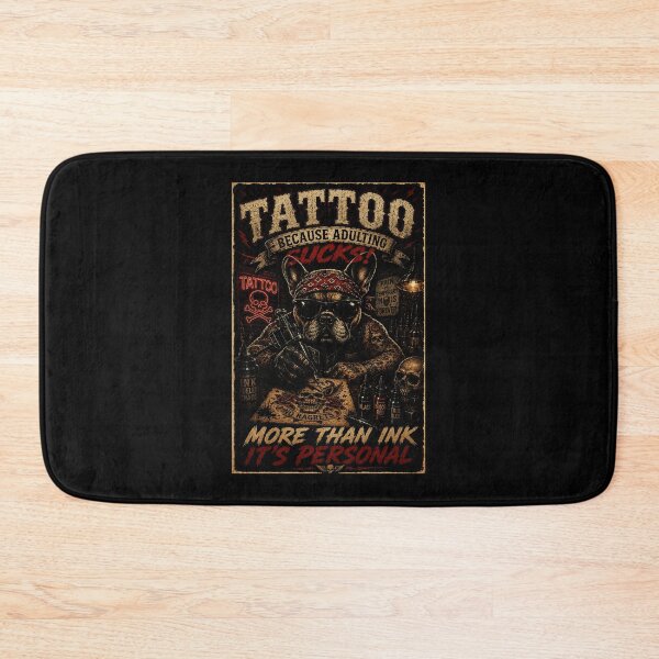 Item preview, Tattoo Artist Bulldog Vintage Ink Culture Retro Shop designed and sold by Modaozushi216.