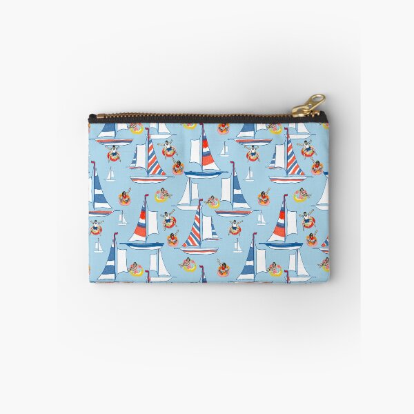 Item preview, Sailboats Vacation blue designed and sold by LorlovesDesign.