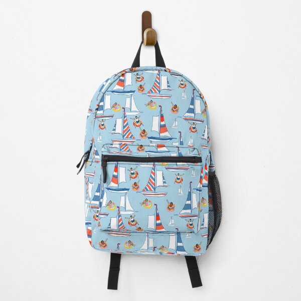 Item preview, Sailboats Vacation blue designed and sold by LorlovesDesign.