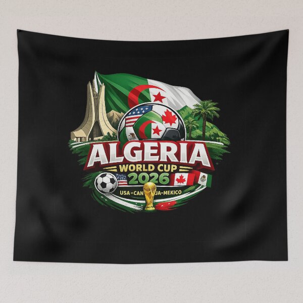 Item preview, Algeria Football Fans 2026 Desert Warriors Support Design designed and sold by icehensley6.