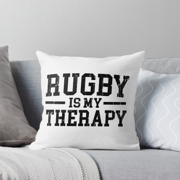 Item preview, Rugby Is My Therapy designed and sold by CharmiA Fox.