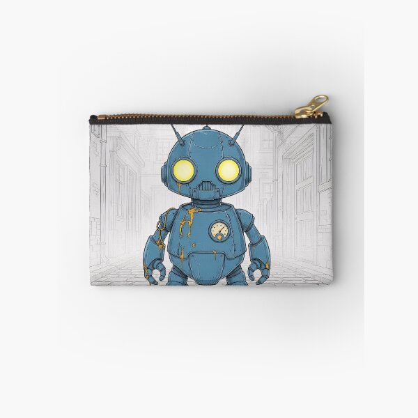 Item preview, Vintage Blue Alley Robot designed and sold by PixorStudio.