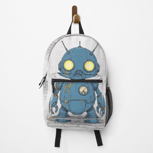 Item preview, Vintage Blue Alley Robot designed and sold by PixorStudio.
