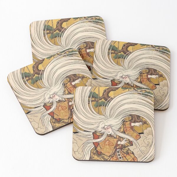 Item preview, Dynamic Kabuki Lion Dance Renjishi Ukiyo-e Art designed and sold by TokyoUkiyoHouse.
