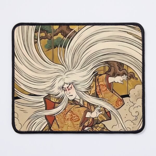 Item preview, Dynamic Kabuki Lion Dance Renjishi Ukiyo-e Art designed and sold by TokyoUkiyoHouse.