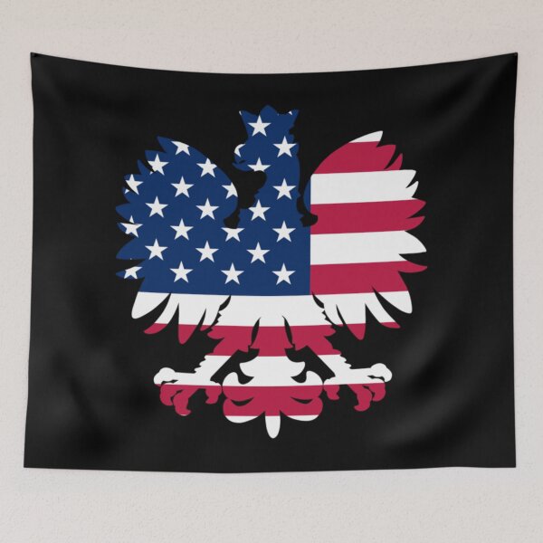 Item preview, American Flag Polish Falcon designed and sold by JMDesignHouse.