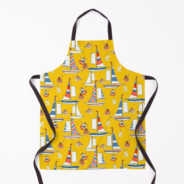 Item preview, Sailboats Vacation Yellow designed and sold by LorlovesDesign.