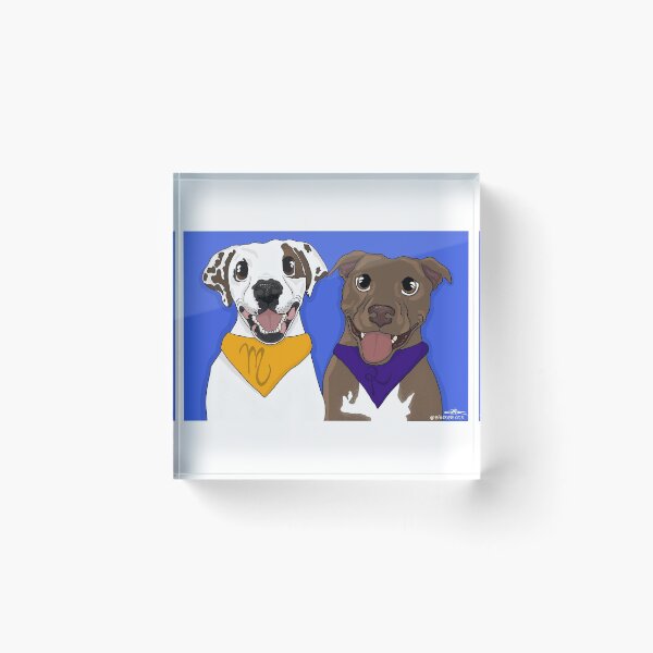 Item preview, Baloo Prints Custom Portraits - Maverick and Ryder designed and sold by bellakess.