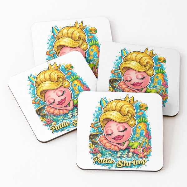 Item preview, Pattie Shrimp: The Princess of the Shrimp Kingdom – Goodnight, deep sea vibes! designed and sold by Japan Cyberpunk Universe & Surreal Characters.