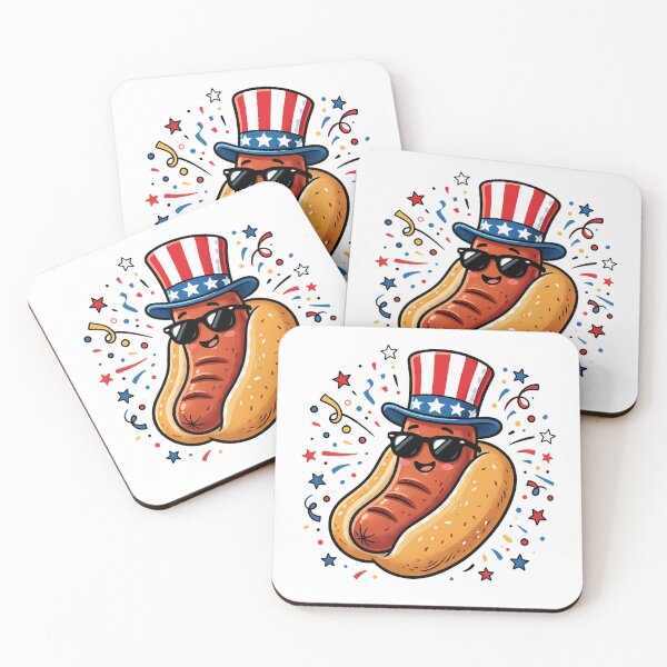 Item preview, Happy_hotdog_in_bun_202606090001 designed and sold by Voila-creative.