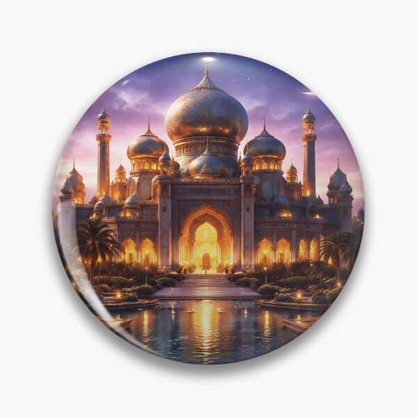 Item preview, Magical Arabian Nights Arabian Palace and Oasis Art designed and sold by ZahraaStudio.