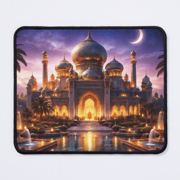 Item preview, Magical Arabian Nights Arabian Palace and Oasis Art designed and sold by ZahraaStudio.