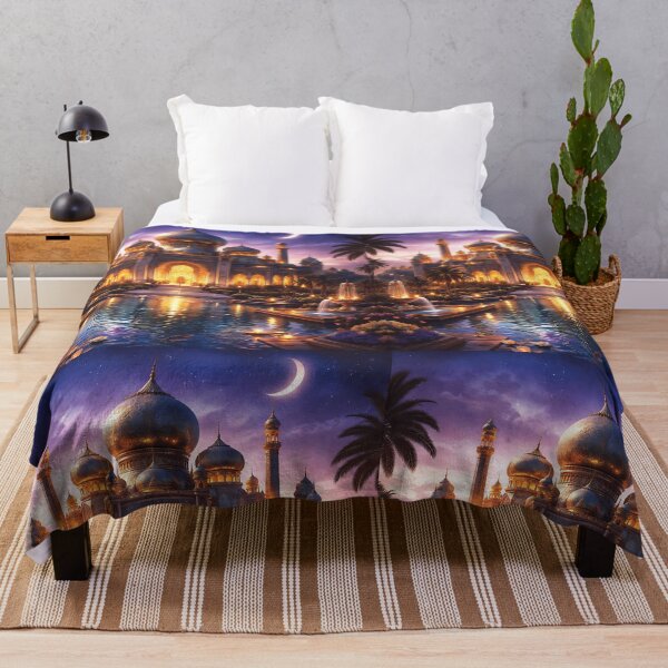 Item preview, Magical Arabian Nights Arabian Palace and Oasis Art designed and sold by ZahraaStudio.