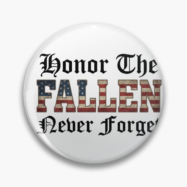 Item preview, Honor The Fallen Never Forget - Patriotic American Flag Military Tribute Design designed and sold by laughingshirts.