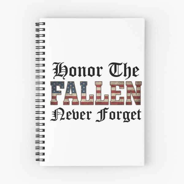 Item preview, Honor The Fallen Never Forget - Patriotic American Flag Military Tribute Design designed and sold by laughingshirts.
