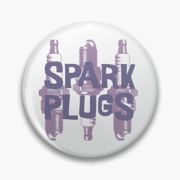 Item preview, Spark Plugs – Retro Garage Art designed and sold by Automotive Art by Greg.
