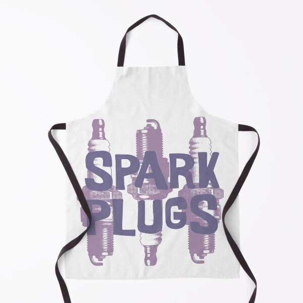 Item preview, Spark Plugs – Retro Garage Art designed and sold by Automotive Art by Greg.