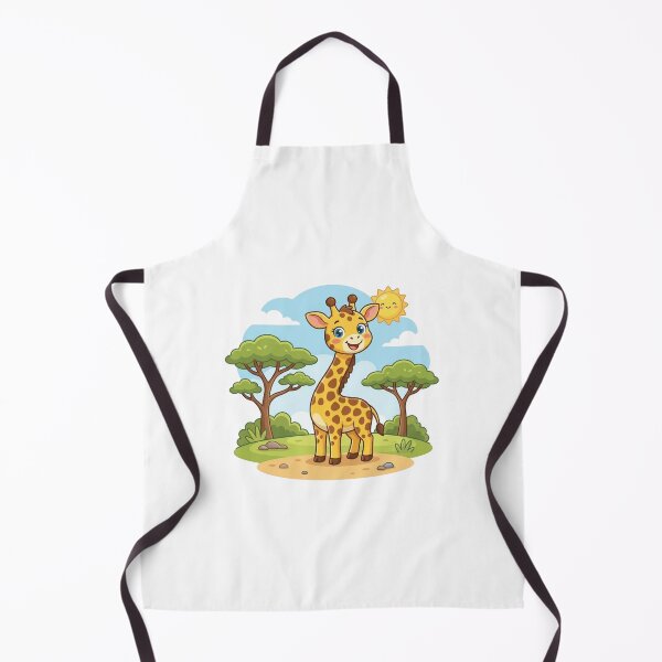 Item preview, Giraffe in the Wild Cute Illustration | Kawaii Safari Animal Design designed and sold by morning sun.