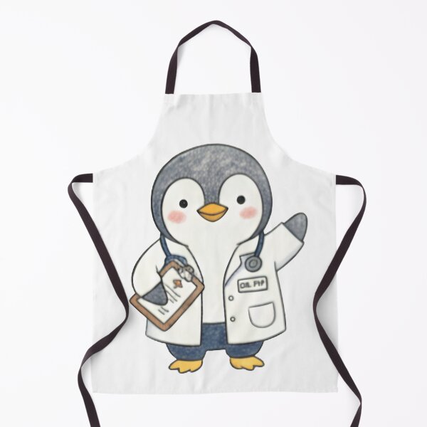 Item preview, Cute Penguin Doctor Dr Pip with Stethoscope Illustration designed and sold by TaiwanMemory.
