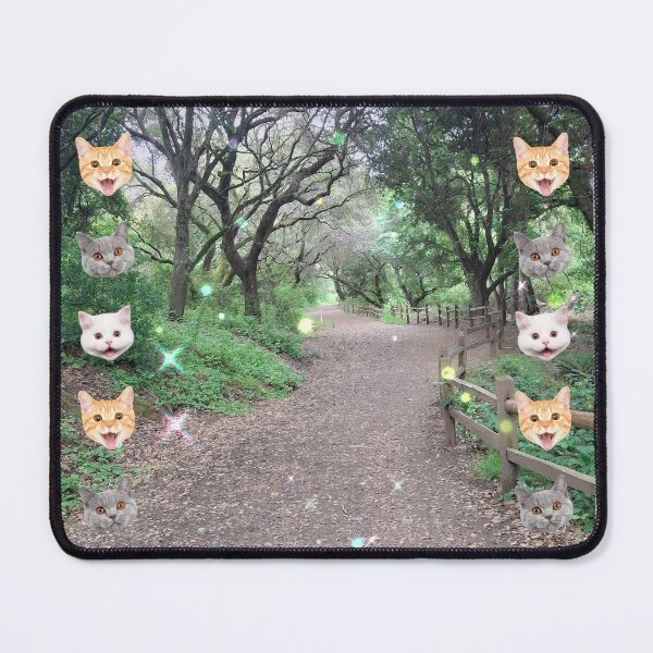 Item preview, Laughing cats Trail designed and sold by FABric Photos.