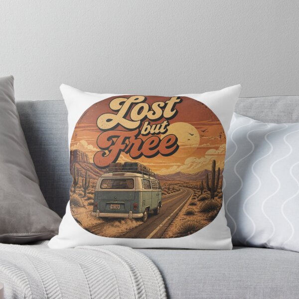 Item preview, Lost But Free - Retro VW Bus Road Trip Adventure designed and sold by redblink store.