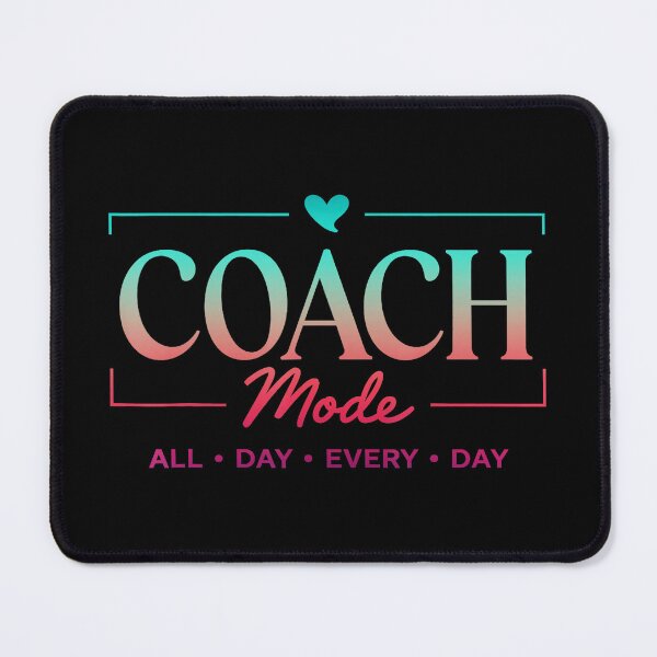 Item preview, Coach Mode Basketball Trainer Typography Retro Sports Spirit designed and sold by allistermariam.