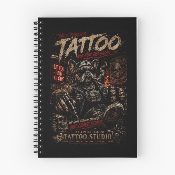 Item preview, Outlaw Tattoo Vintage Studio Poster With Dark Western Vibes designed and sold by Modaozushi216.