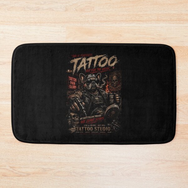 Item preview, Outlaw Tattoo Vintage Studio Poster With Dark Western Vibes designed and sold by Modaozushi216.