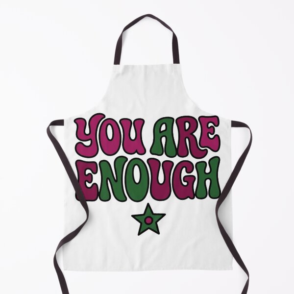 Item preview, You Are Enough — Retro Groovy Affirmation designed and sold by PlushFutura.