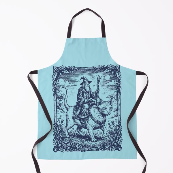 Item preview, Wizard Riding Sphynx Cat Mystical Fantasy designed and sold by d247.