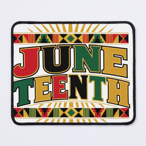 Item preview, Juneteenth Kente African Pattern Bold Freedom Art designed and sold by PlushFutura.