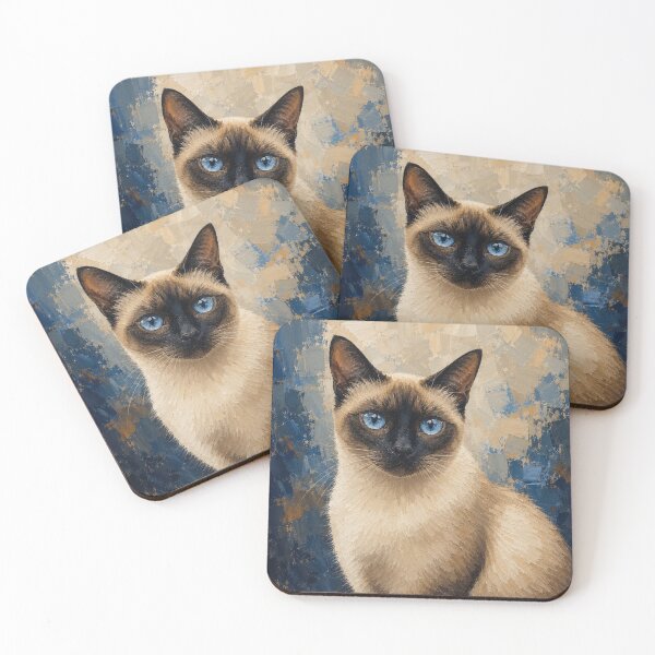 Item preview, Siamese Cat designed and sold by BlackDotBunny.