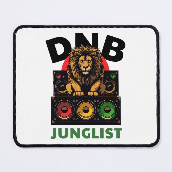 Item preview, DNB - Sound System Lion (Black) designed and sold by Discothreadz.