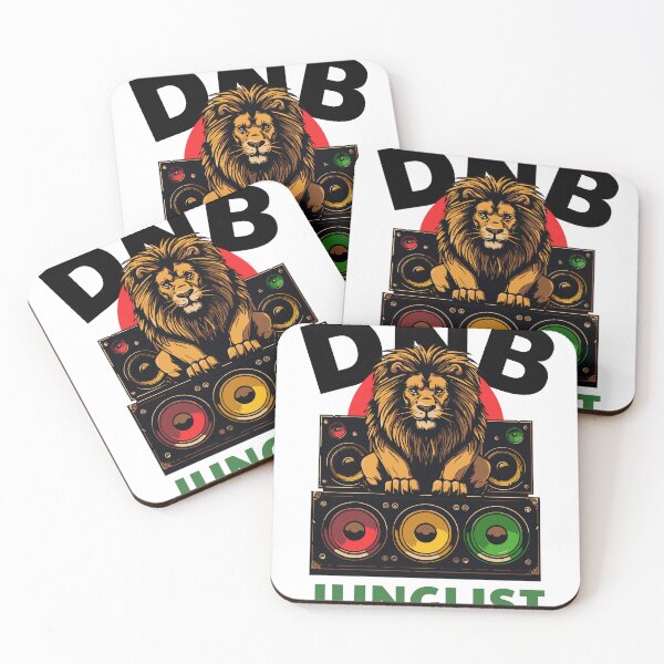 Item preview, DNB - Sound System Lion (Black)  designed and sold by Discothreadz.