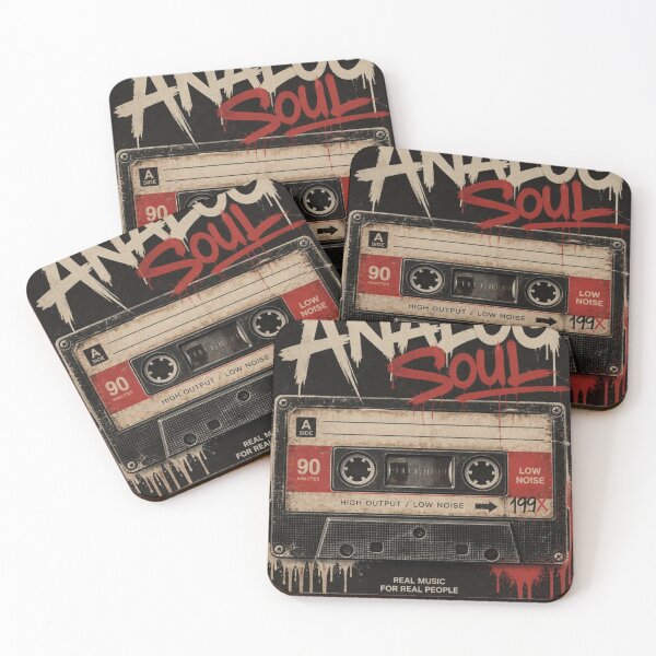 Item preview, Analog Soul Vintage Cassette Tape Grunge Music T-Shirt designed and sold by redblink store.
