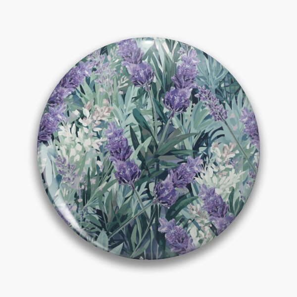 Item preview, Lush Lavender Garden Pattern | Rich Botanical Floral Print designed and sold by lavanya11.