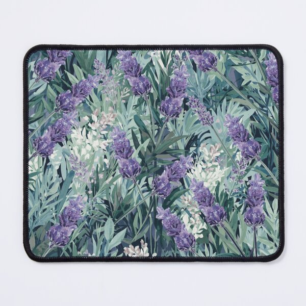 Item preview, Lush Lavender Garden Pattern | Rich Botanical Floral Print designed and sold by lavanya11.