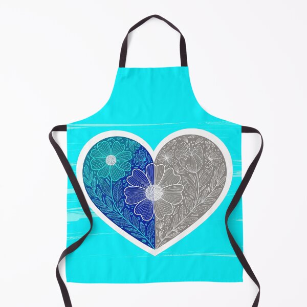 Item preview, Split Floral Heart Illustration designed and sold by PixorStudio.
