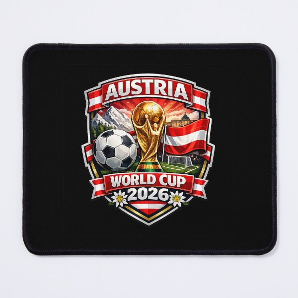 Item preview, Austria Football Supporter 2026 Red White Pride designed and sold by cherylcastr.