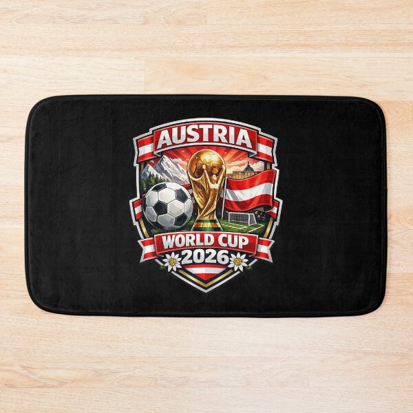 Item preview, Austria Football Supporter 2026 Red White Pride designed and sold by cherylcastr.