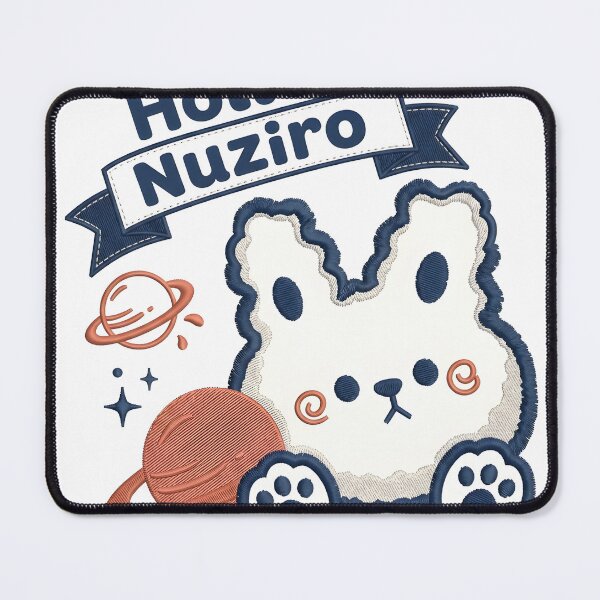 Item preview, Cute Space Bunny Embroidery designed and sold by tengxshop.