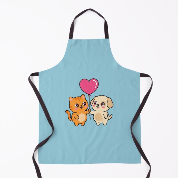 Item preview, Friendship Cute Cat and Dog Illustration | Kawaii Best Friends Design designed and sold by morning sun.
