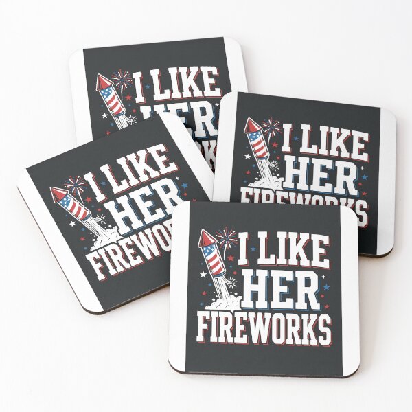 Item preview, I_LIKE_HER_FIREWORKS_design_202606090000 designed and sold by JJLetterDesigns.