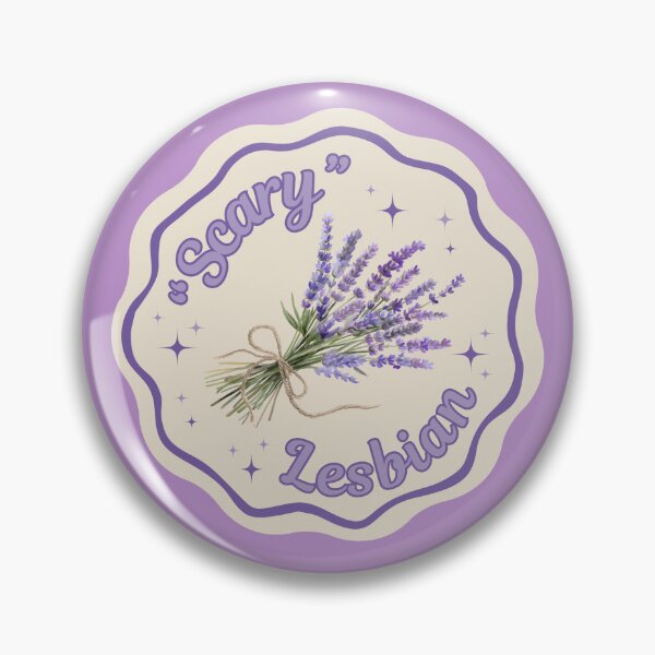 Item preview, Lavender Scare Lesbian Pride Sticker designed and sold by SticknWoke.