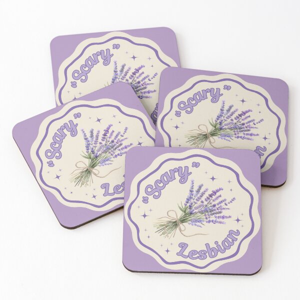 Item preview, Lavender Scare Lesbian Pride Sticker designed and sold by SticknWoke.