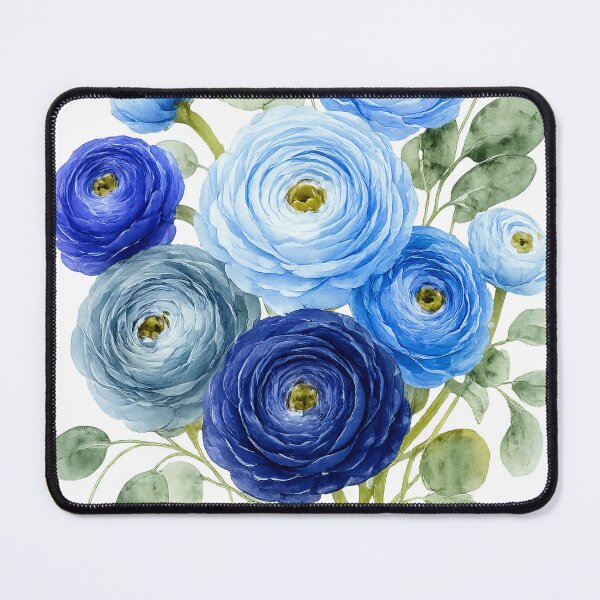 Item preview, Blue Ranunculus Flower Calmness designed and sold by scicilysimonee.