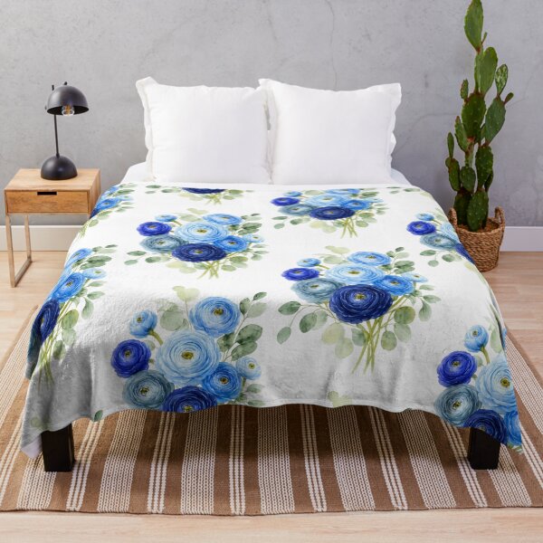 Item preview, Blue Ranunculus Flower Calmness designed and sold by scicilysimonee.