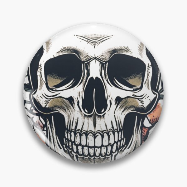 Item preview, Vintage Skull and Roses designed and sold by redblink store.