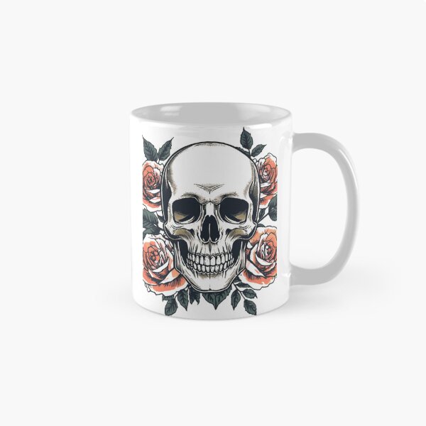 Item preview, Vintage Skull and Roses designed and sold by redblink store.
